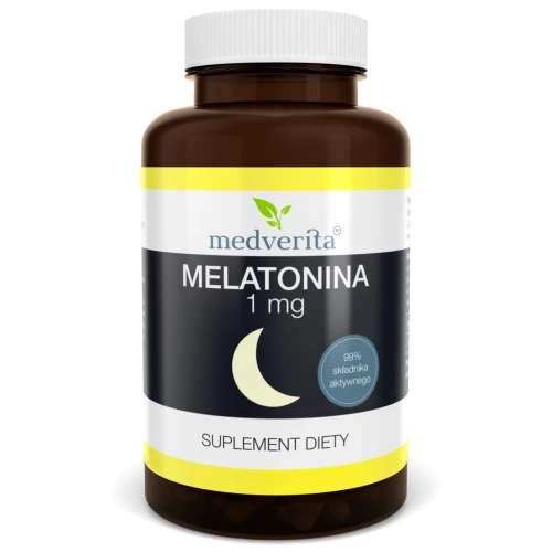 Medverita - Melatonina 1 mg - 90 kapsułek Medverita - Melatonina 1 mg - 90 kapsułek